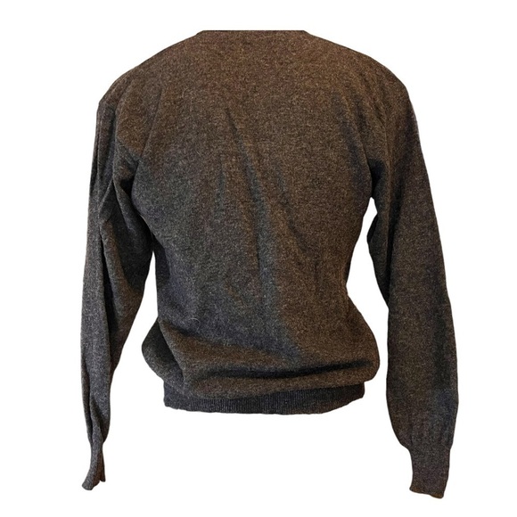 𝅺Wm H Leishman Vintage 100% Lambswool V-Neck Sweater (Wardrobe Essential) - Picture 8 of 12